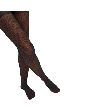 Panty elegante mujer 20 DEN negro Ysabel Mora