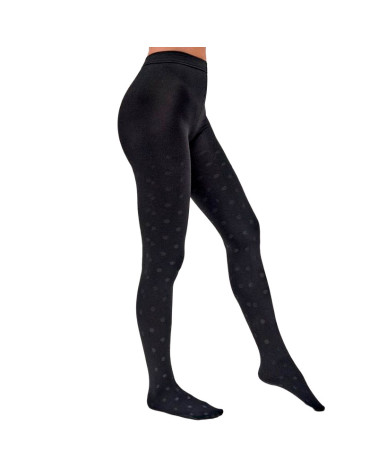 Panty térmico 140 DEN lunares barato mujer