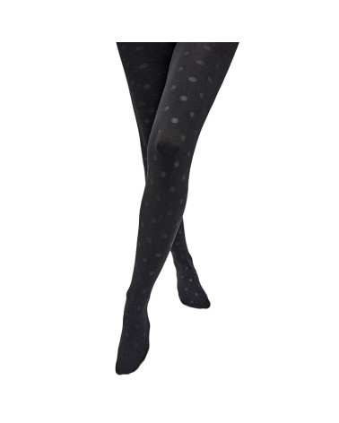 Panty térmico 140 DEN lunares barato mujer