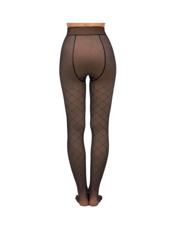 Panty térmico 160 DEN rombos barato Ysabel Mora