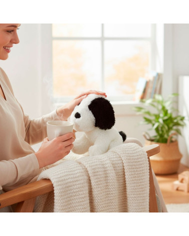Sujetapuertas Perrito Caniche Blanco barato