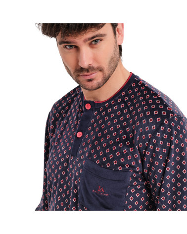 Pijama Invierno Caballero Terciopelo Spandex Don Algodón barato