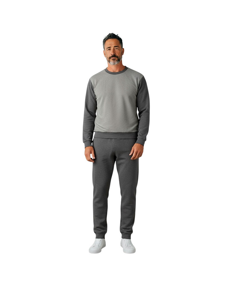 Pijama Caballero Invierno Punto Milano Térmico Assman barato