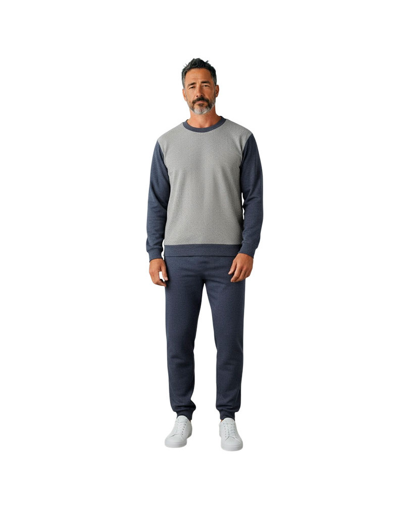 Pijama Caballero Invierno Punto Milano Térmico Assman barato
