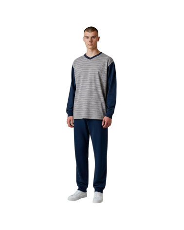 Pijama Caballero Invierno Punto Milano Térmico Assman barato