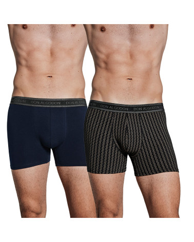 Boxer Caballero Juvenil Estampado Don Algodón Pack 2