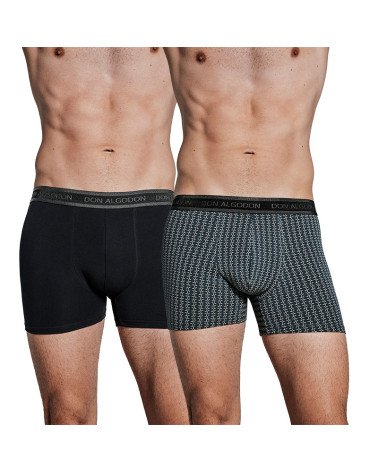 Boxer Caballero Juvenil Estampado Don Algodón Pack 2 a precio barato