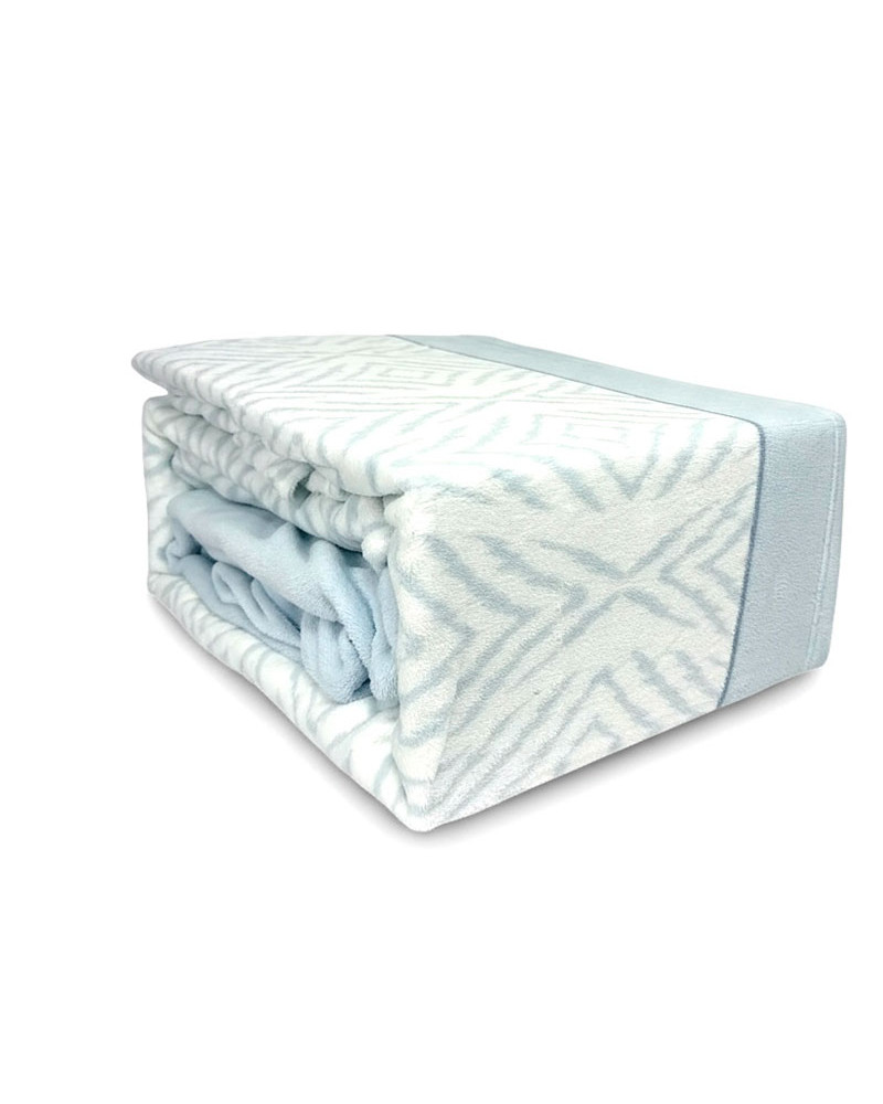 Sábanas coralina invierno Rombos  cama 135 extra suaves