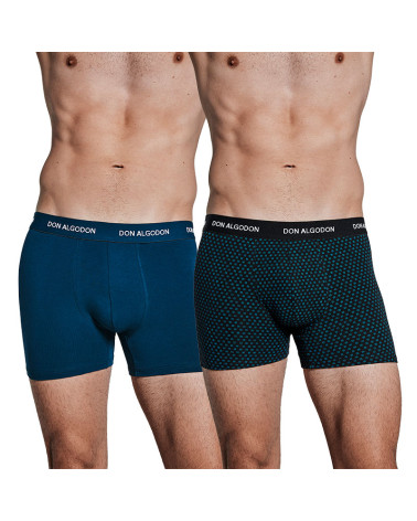 Boxer Caballero Juvenil Estampado Don Algodón Pack 2 a precio barato