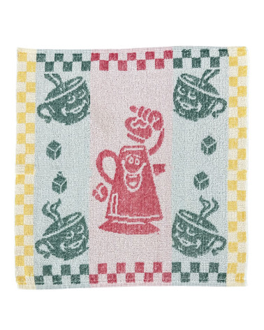 Paño Cocina Rizo Jacquard Algodón Rg Cafetera barato