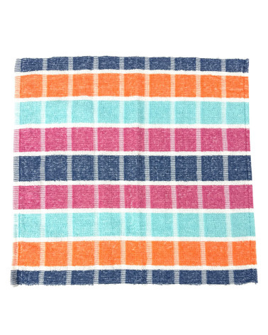 Paño Cocina Rizo Jacquard Algodón Rg Cenefa Cuadros barato