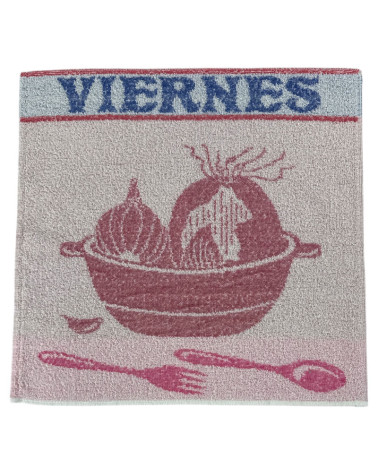 Pack 6 Paños Cocina Rizo Jacquard Algodón Rg Semanario barato