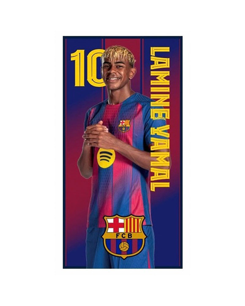Toalla Microfibra Oficial FC Barcelona Lamine Yamal 70x140 cm