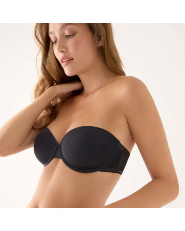 Sujetador Bandeau Nomarks con Aro y Relleno Paula Echevarría