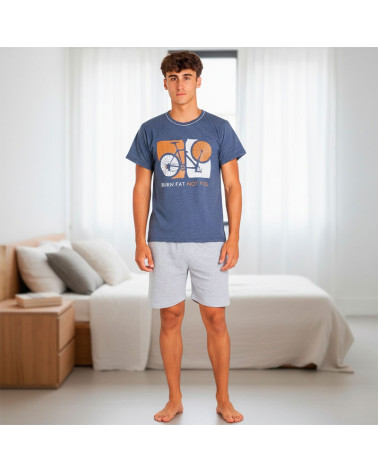 Pijama Verano Caballero Estampado Bicycle al mejor precio