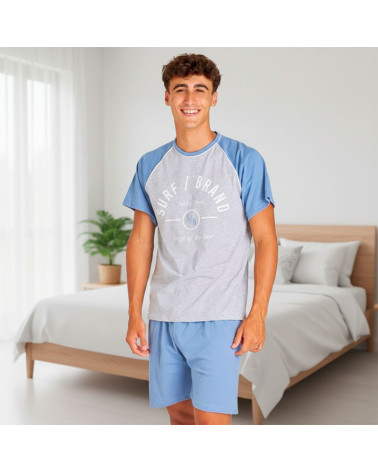 Pijama Verano Caballero Estampado Surf al mejor precio