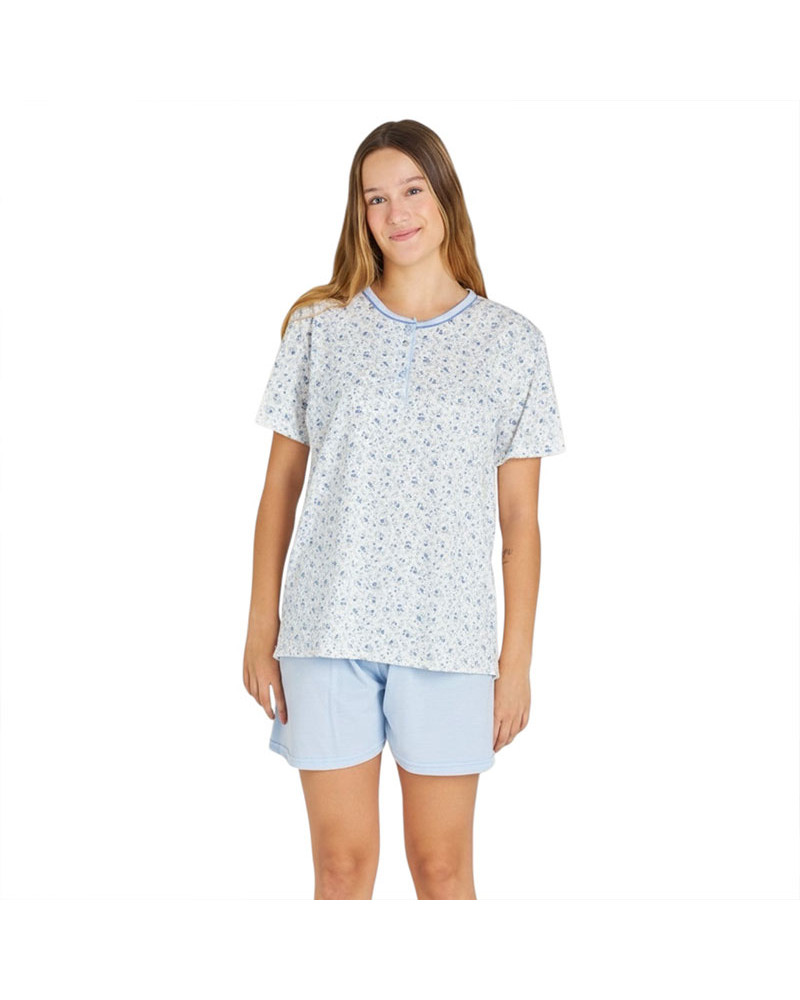 Pijama Verano Algodón Mujer Estampado Andrea a precio barato