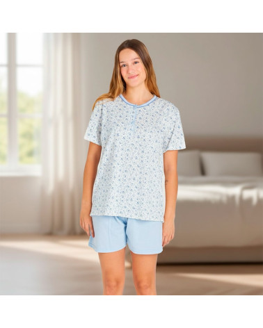 Pijama Verano Algodón Mujer Estampado Andrea a precio barato