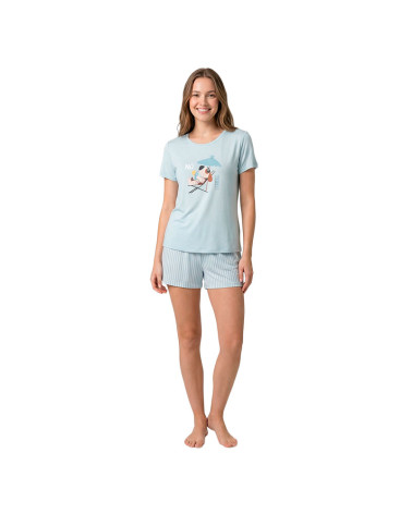 Pijama Verano Mujer Modal Sombrilla a precio barato