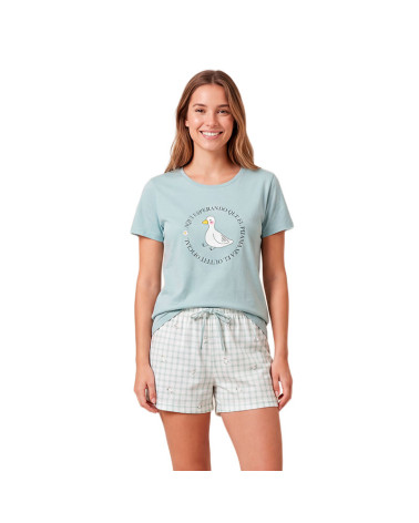 Pijama Verano Mujer Algodón Isa a precio barato