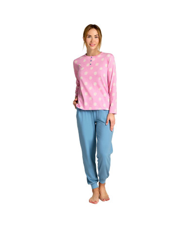Pijama Mujer Largo Verano Fantasía Algodón MuyDemi a precio barato