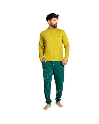 Pijama Hombre Interlock Algodón Verano MuyDemi a precio barato