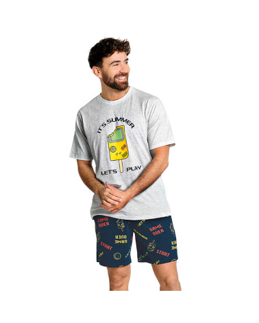 Pijama Hombre Algodón Helado Verano MuyDemi a precio barato