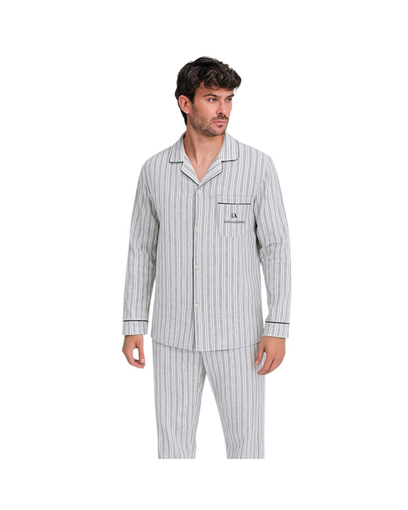 Pijama Popelin Caballero Abierto Antón Don Algodón con la mejor oferta