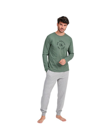 Pijama Interlock Hombre Verano Largo Don Algodón a precio barato