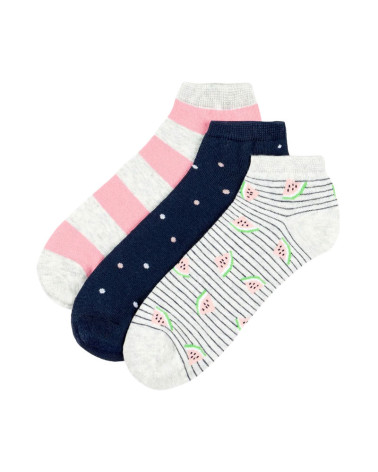 Pack 3 Pares de Calcetines Tobilleros Mujer Fantasía con precio barato