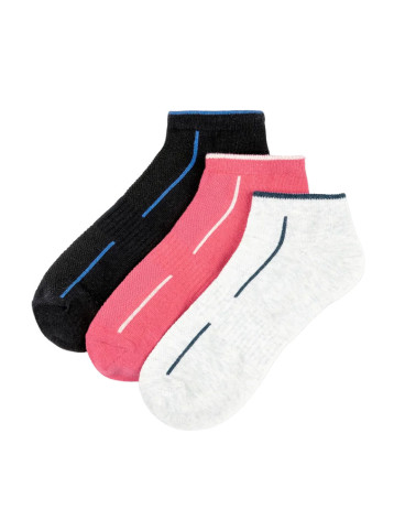 Pack 3 Pares de Calcetines Tobilleros Mujer Deportivos baratos