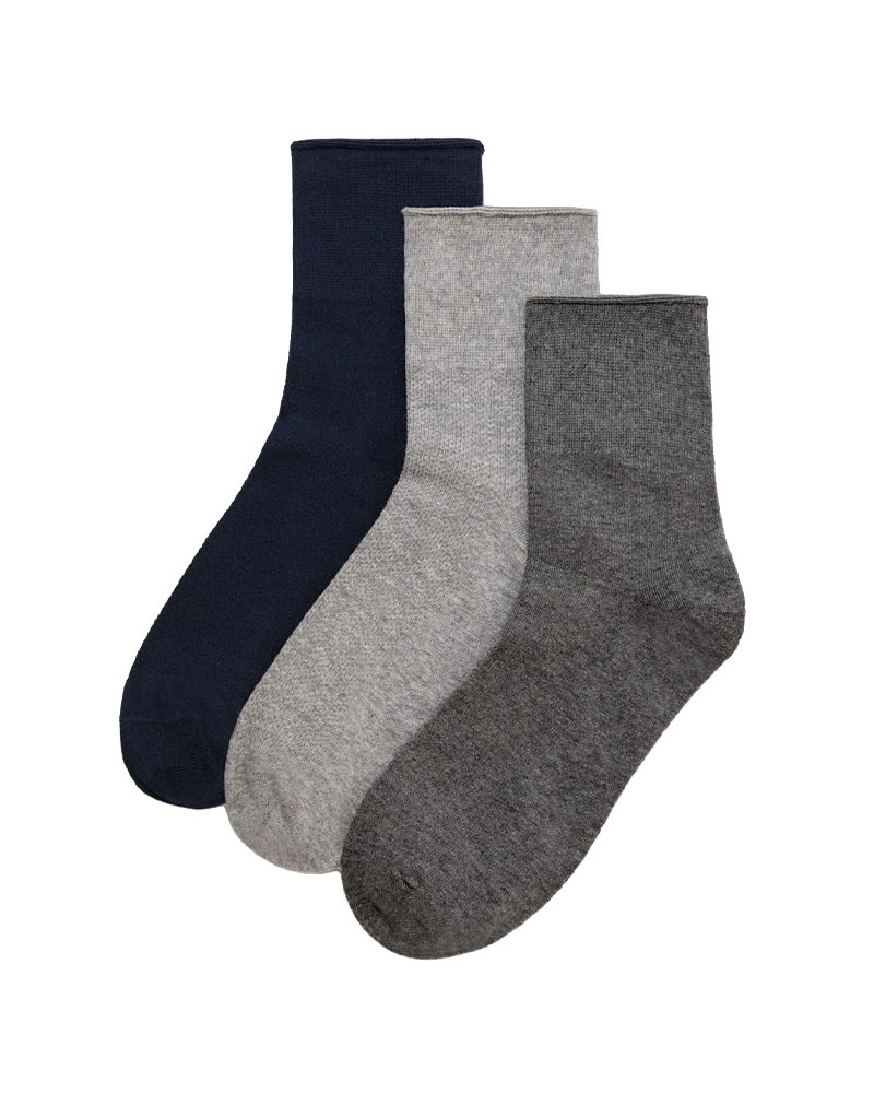 Pack 3 Pares Calcetines Mujer Transpirable Sin Puño Ysabel Mora
