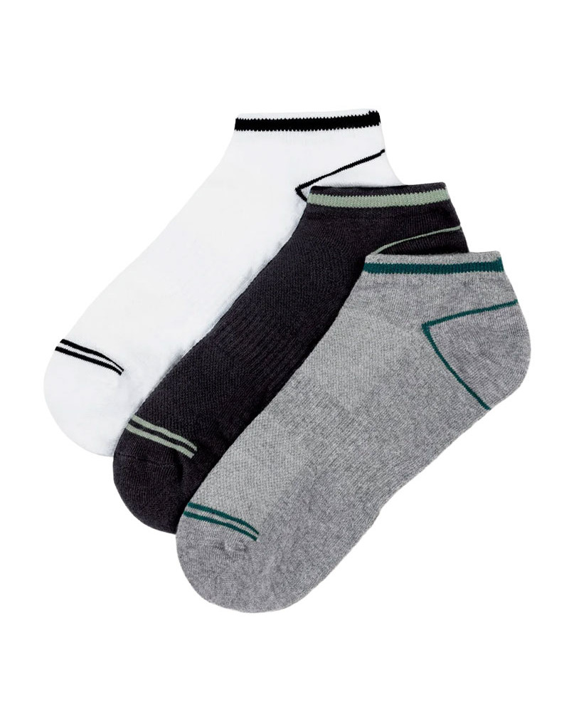 Pack 3 calcetines tobilleros hombre algodón Ysabel Mora barato
