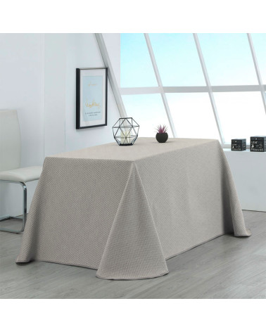 Falda camilla rectangular Nimba beige gris 70x120