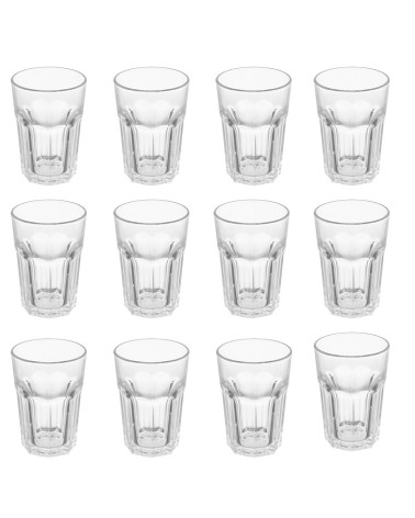 Juego 12 Vasos Transparentes 360 Ml | Rufino Díaz