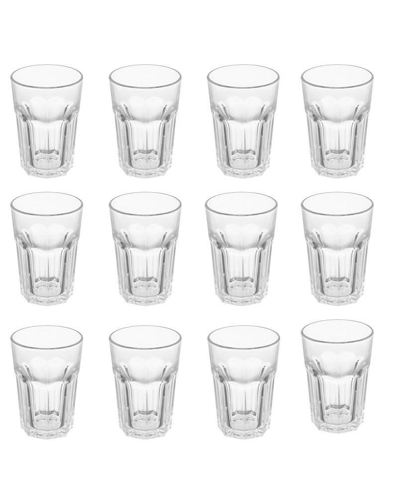 Juego 12 Vasos Transparentes 360 Ml | Rufino Díaz