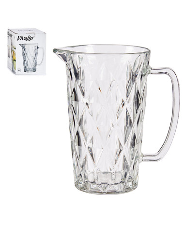 Jarra Agua Cristal Diamante 1000 Ml | Rufino Díaz