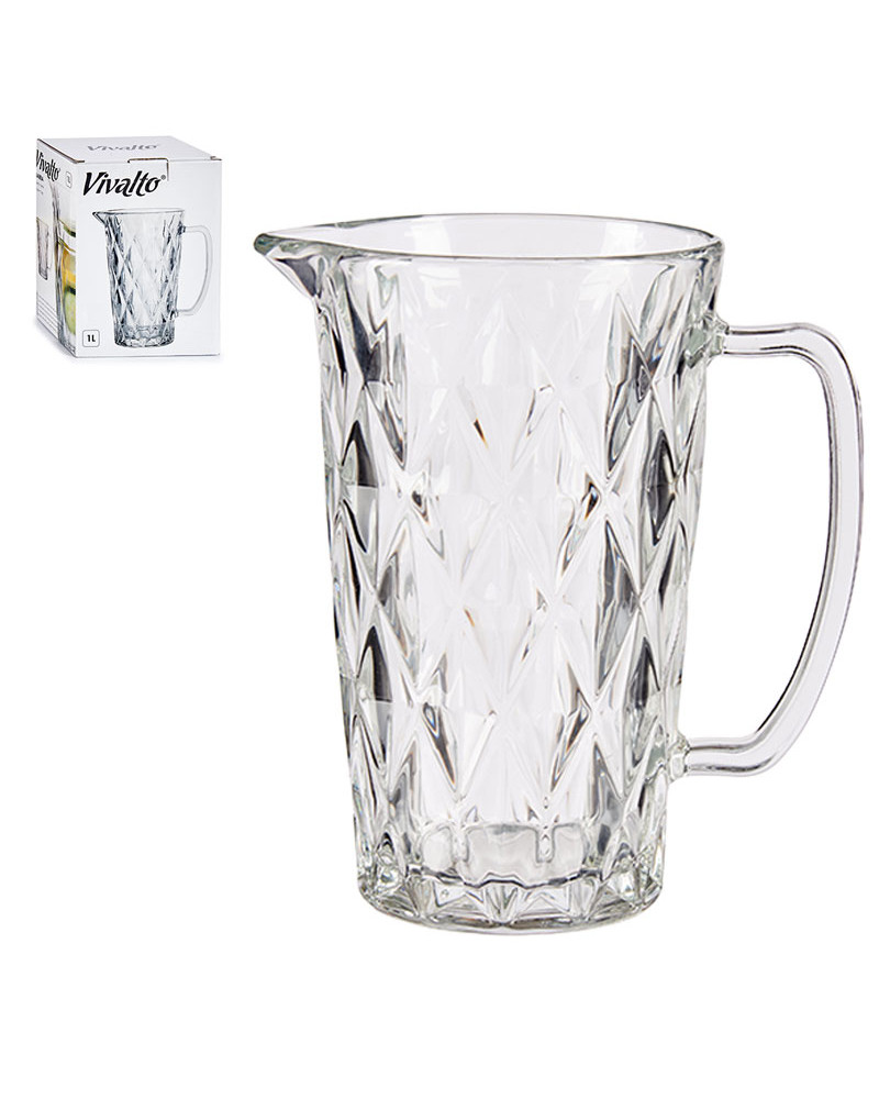 Jarra Agua Cristal Diamante 1000 Ml | Rufino Díaz