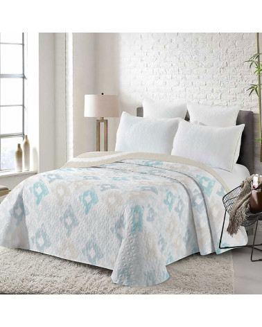 Colcha Bouti Termosellada Estampada Reversible Maite
