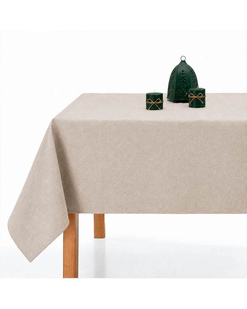 Mantel loneta resinado antimanchas impermeable fabricado en España