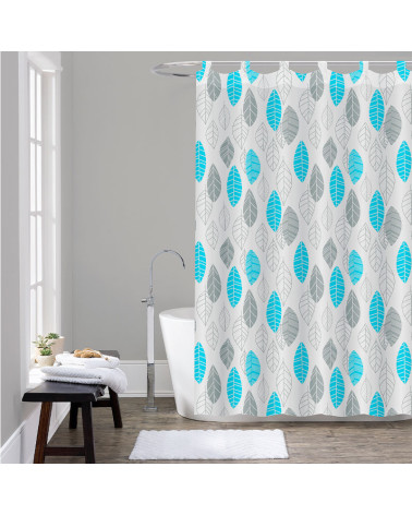 Cortina Baño Impermeable Trabillas Laika hidrófugo a precio bajo