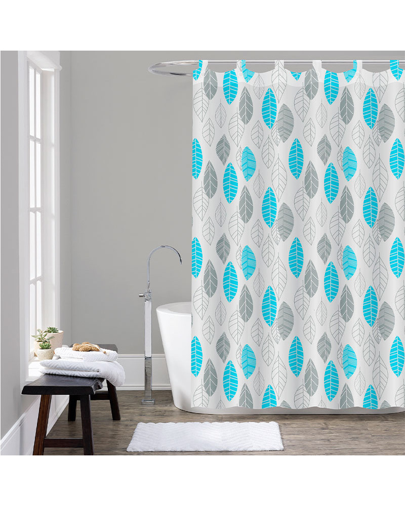 Cortina Baño Impermeable Trabillas Laika hidrófugo a precio bajo