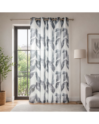 Visillo Estampado Ollaos Ficus