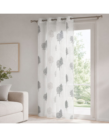 Visillo Estampado Ollaos Ciprés