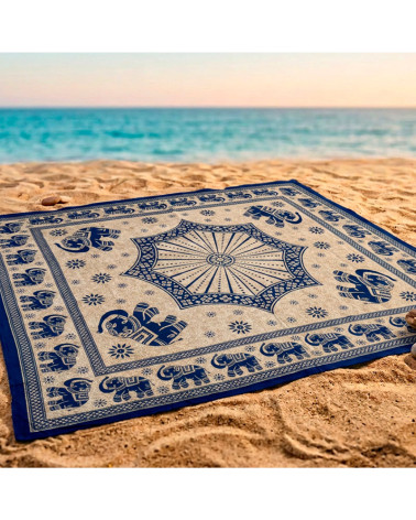 Mandala Pareo Gigante Estampado Estrella Elefantes 210x240