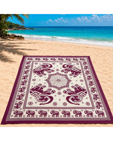 Mandala Pareo Gigante Estampado Elefantes 210x240 | 5 Colores