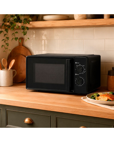 Microondas Grill Argón 20L 800W Negro | Rufino Díaz