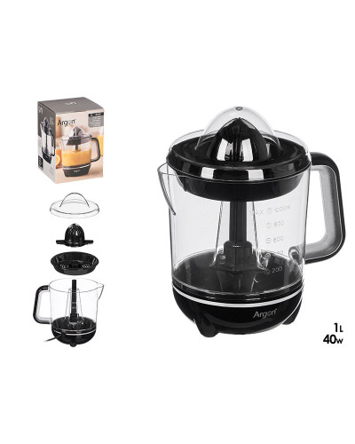 Exprimidor Eléctrico Argón 1L 40W Cono Redondo con Asa