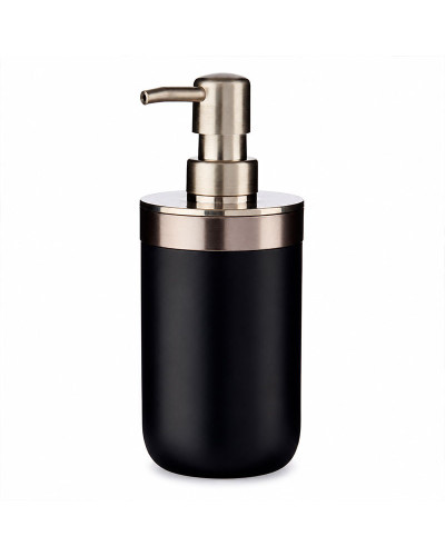 Dosificador Baño Acero Inoxidable Negro 350 ml | Rufino Díaz