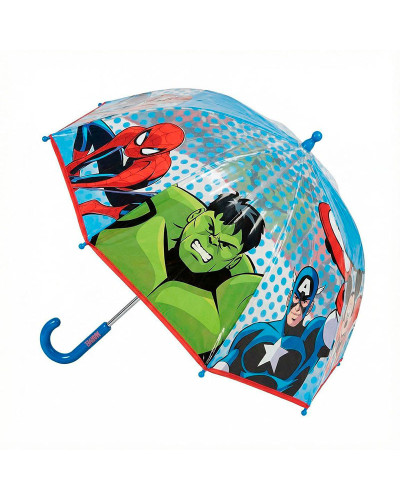 Paraguas Infantil Avengers Transparente Estilo Cómic